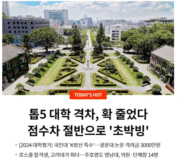 韩国大学排名