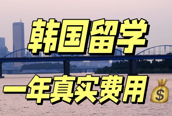 韩国留学一年真实费用-附申请条件|韩国留学费用