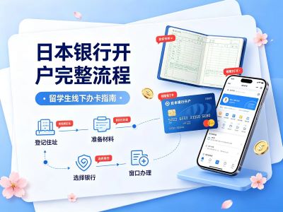 日本银行开户完整流程｜赴日留学生线下办卡材料、步骤与注意事项