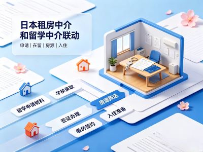 日本租房中介和留学中介联动是什么?2026赴日租房一条龙优势&避坑