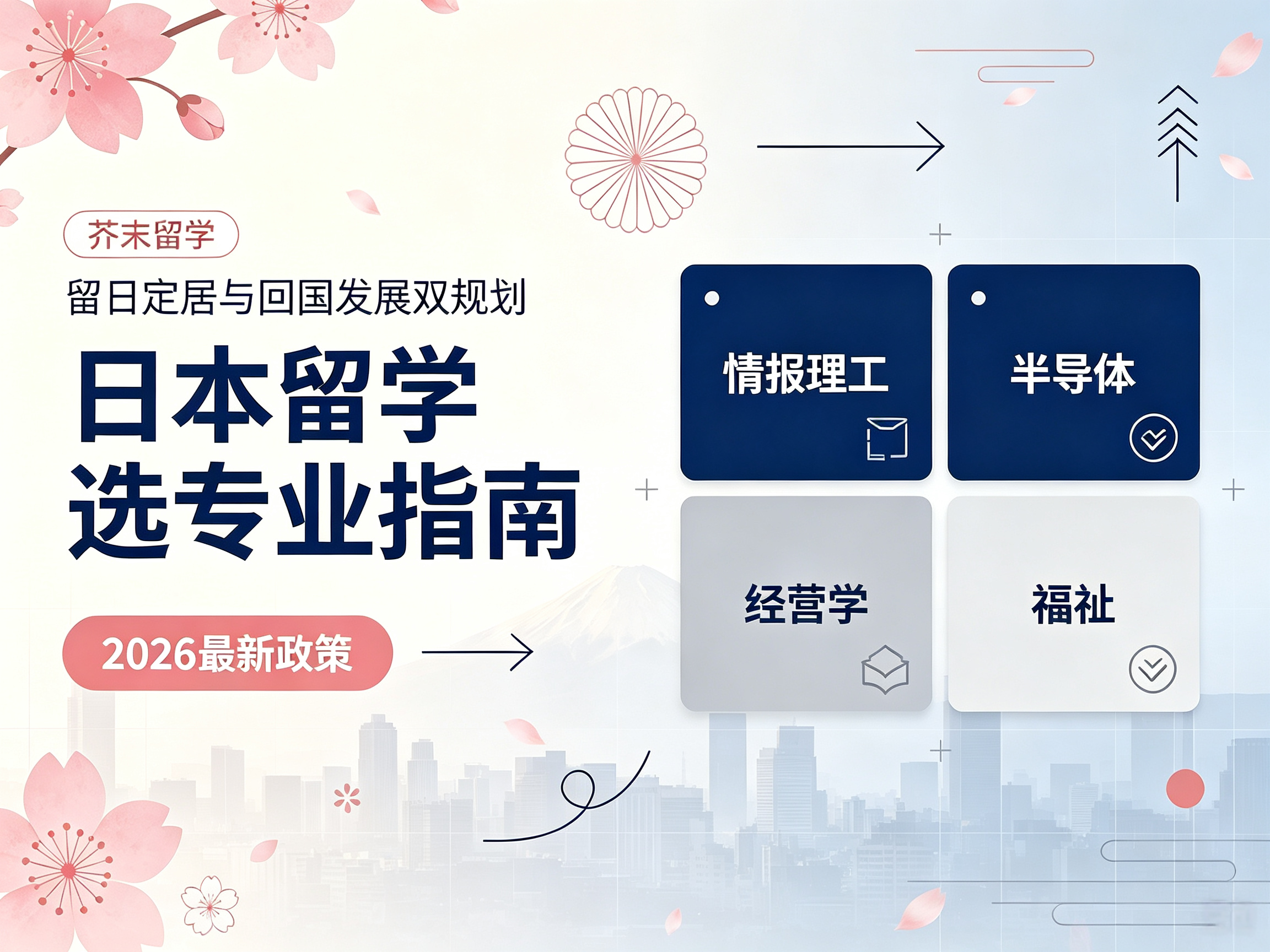 日本留学选专业指南