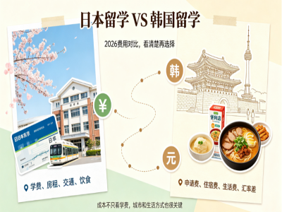 日本留学 vs 韩国留学