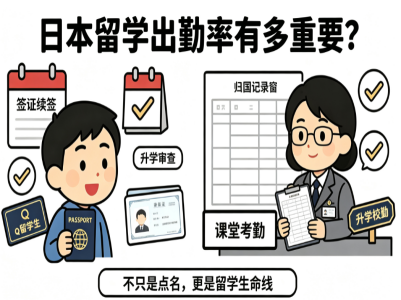日本留学出勤率有多重要?不只是点名,直接关乎签证与升学