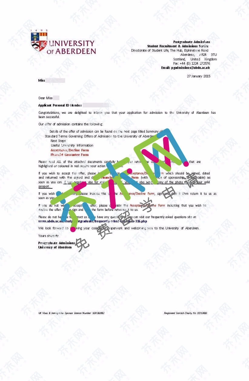 倪同學的西英格蘭大學offer