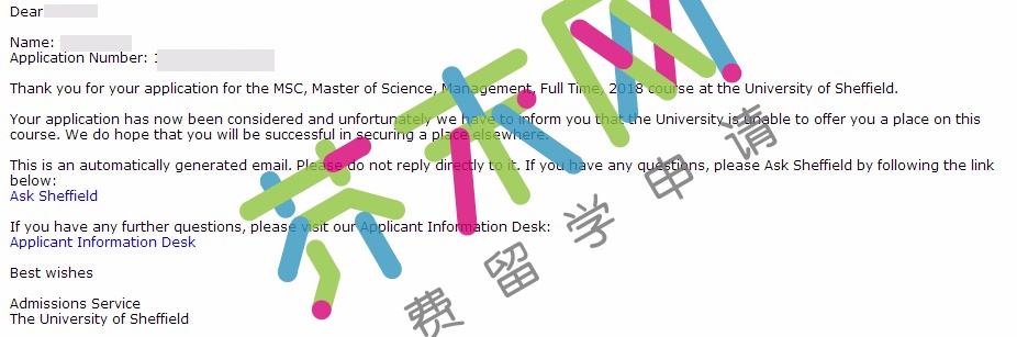 李同學的謝菲爾德大學offer