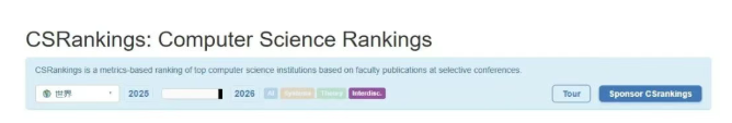 CSRankings
